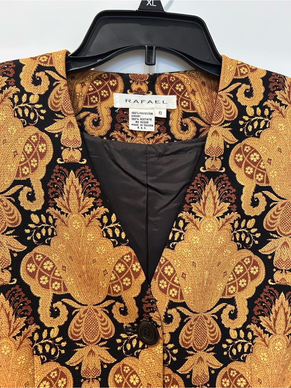 Rafael Brocade women’s Jacket size 6